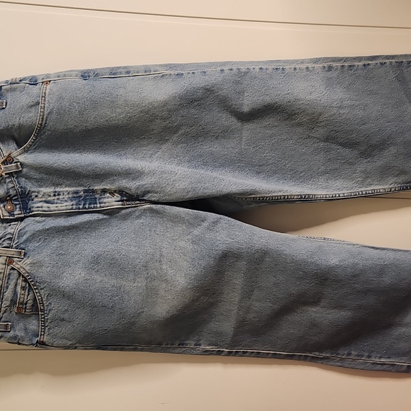 Men's 505's Vintage Levis Orange Tab Made In Mexico Blue Relaxed Cotton Jeans - Picture 5 of 9